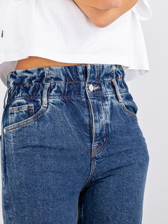 The Break Hoch tailliert Damenjeans in Paperbag-Passform