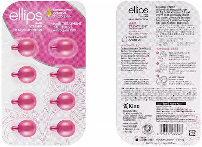 Ellips Pink Hair Repair Αμπούλες Μαλλιών Αναδόμησης 6x1ml