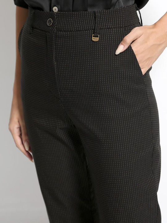 Dama Pantaloni Chino Negru