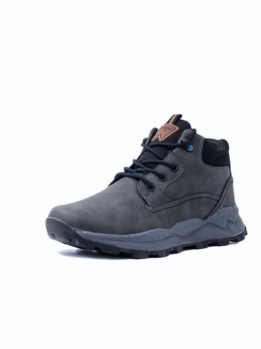 Crossy Ankle Μαύρα Ανδρικά Μποτάκια