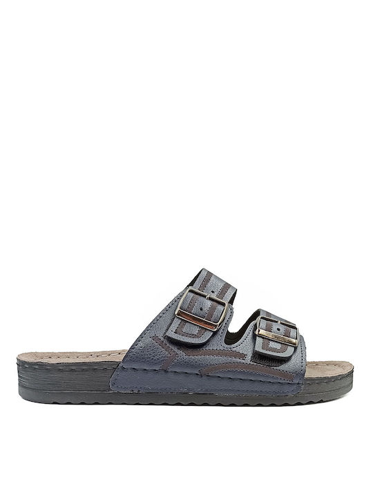 Naturelle 1430 Men's Leather Blue Sandal