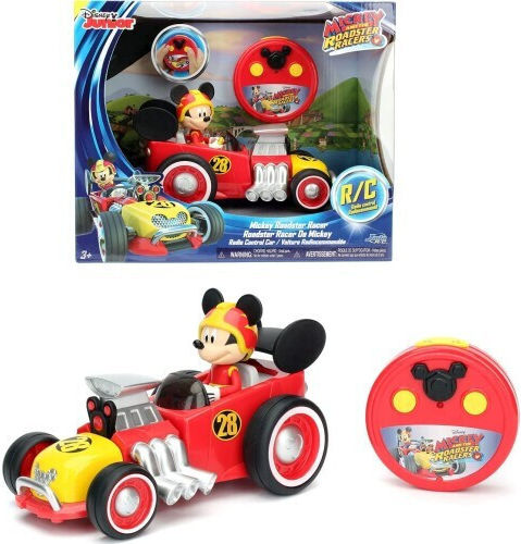 Jada Toys Mickey Roadster Racer Remote Controlled Car Red