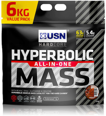 USN Hyperbolic Mass gH cu Aromă de Căpșuni 2kg