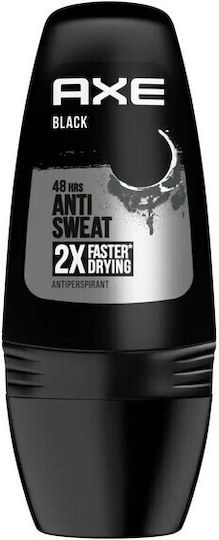 Axe Black Anti Sweat Antiperspirant Αποσμητικό 48h σε Roll-On 50ml