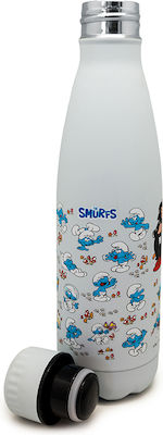 Vin Bouquet Nerthus Smurfs Characteres Sticlă Termos Oțel inoxidabil Alb 500ml FIH 756