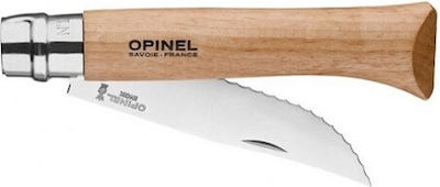 Opinel Νo.12 Inox Σουγιάς Καφέ Οδοντωτός