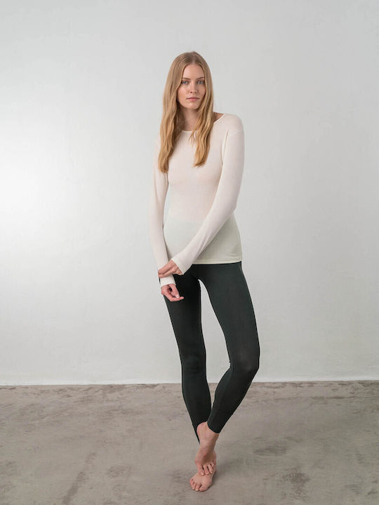 Women's Long Sleeve T-Shirt Beige