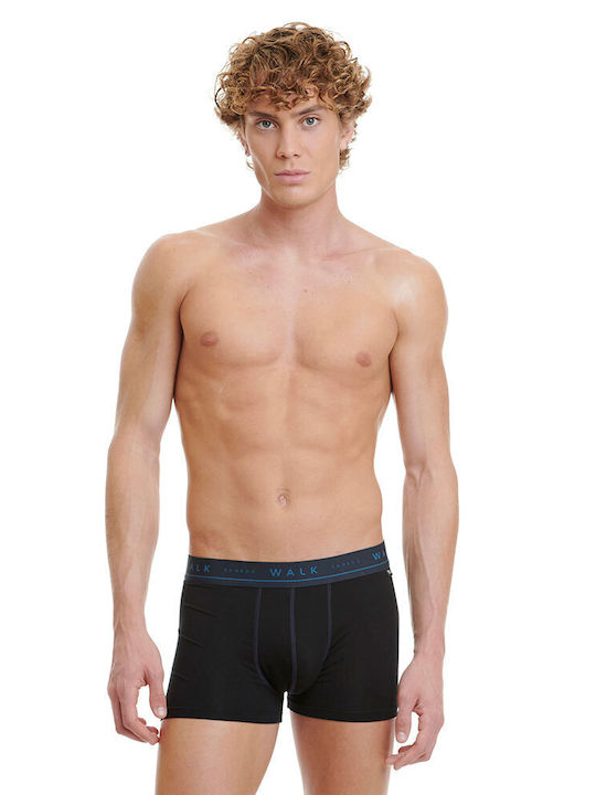 Men's Boxers Black/Red Lines/Blue Lines 2Pack