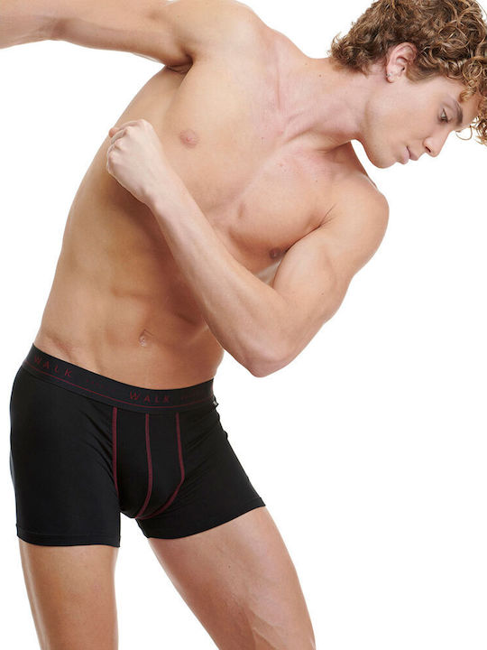 Men's Boxers Black/Red Lines/Blue Lines 2Pack