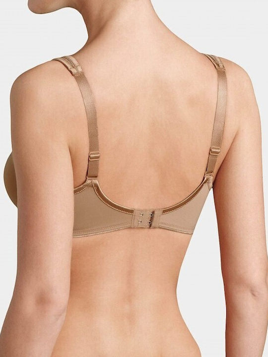 Triumph Shape Sensation Minimizer Minimizer Bra without Padding Underwire Tabac Brown