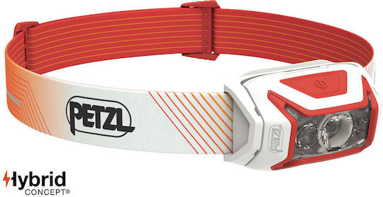 Petzl Rechargeable Headlamp LED IPX4 with Maximum Brightness 600lm Red