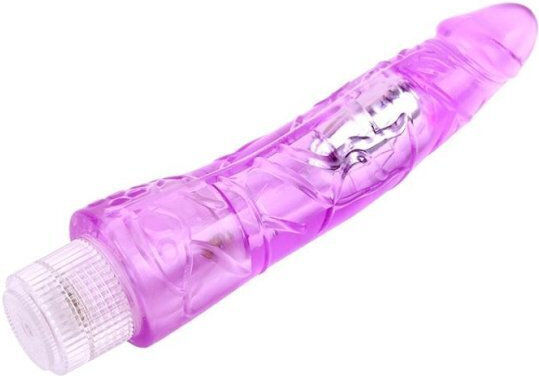 Chisa Novelties Crystal Jelly Glitters Realistisch Vibrator Herr Richtig 22cm Purple