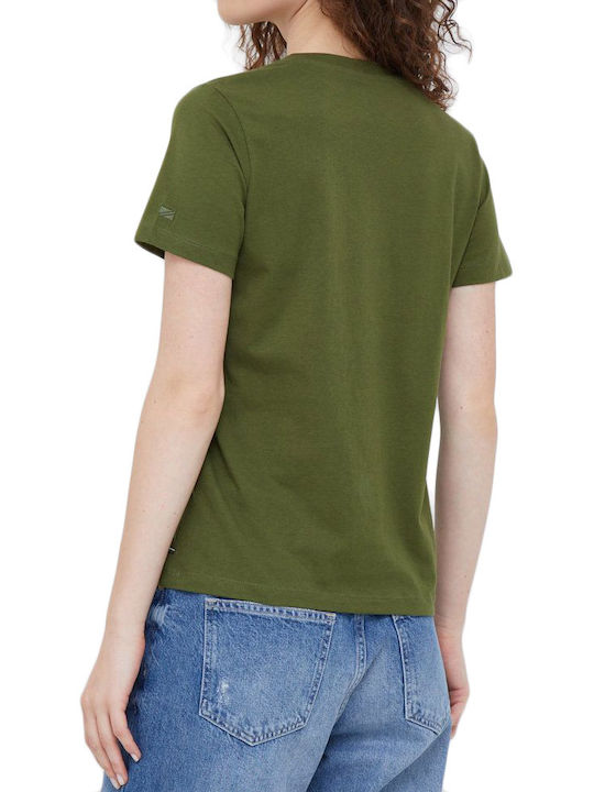 Pepe Jeans Femeie Tricou Verde