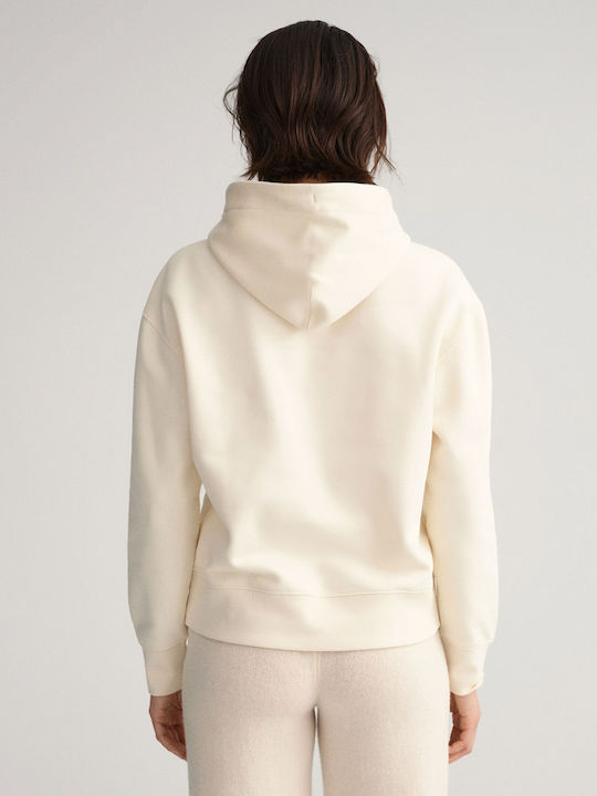 Gant Women's Hooded Sweatshirt White