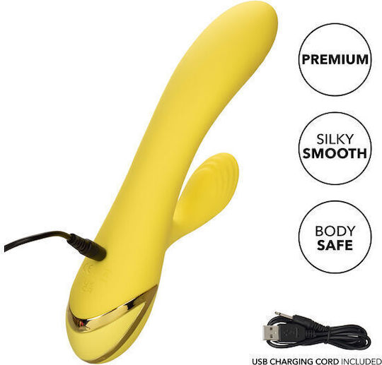 Calexotics San Diego Δονητής Rabbit Seduction 21cm Yellow