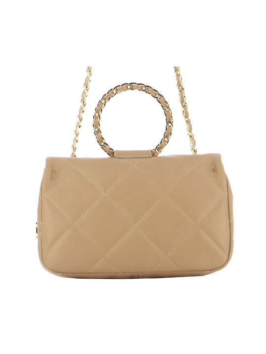 Guy Laroche Leather Women's Bag Hand Beige