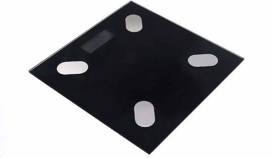 Sidirela Smart Badezimmerwaage mit Körperfettmessung & Bluetooth in Schwarz Farbe E-3606