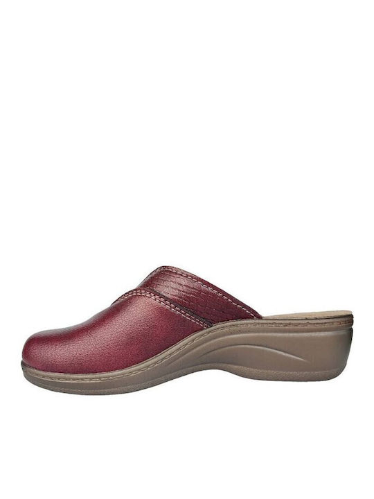 Winter Women's Slippers Burgundy
