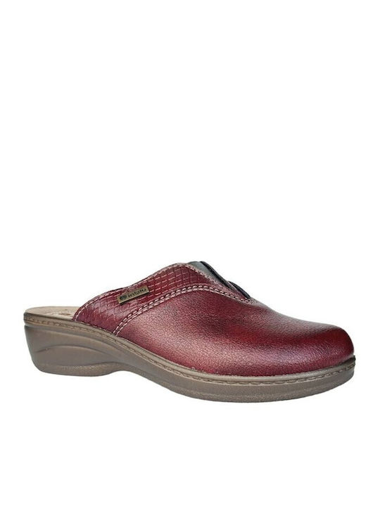 Winter Women's Slippers Burgundy