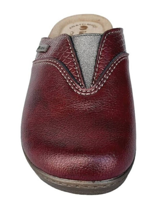Winter Women's Slippers Burgundy