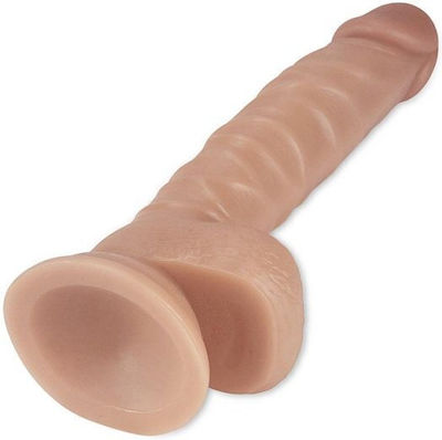 Lovetoy Real Extreme Realistic Dildo With Suction Cup Base Realistisch Vibrator 21cm 350045-1 Flesh