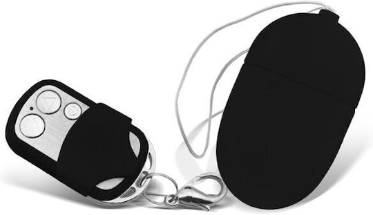 IntoYou Moove Intoyou Medium Vibrating Egg with Remote Control Vibrator Egg cu Telecomandă 6cm Negru