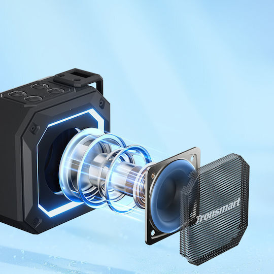Tronsmart Groove 2 Αδιάβροχο Ηχείο Bluetooth 10W με Διάρκεια Μπαταρίας έως 18 ώρες Μαύρο