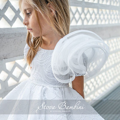 Stova Bambini Baptism Dress White