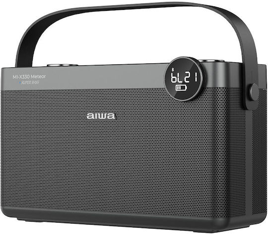 Aiwa MI-X330 Meteor Ηχείο Bluetooth 60W με Διάρκεια Μπαταρίας έως 10 ώρες Μαύρο