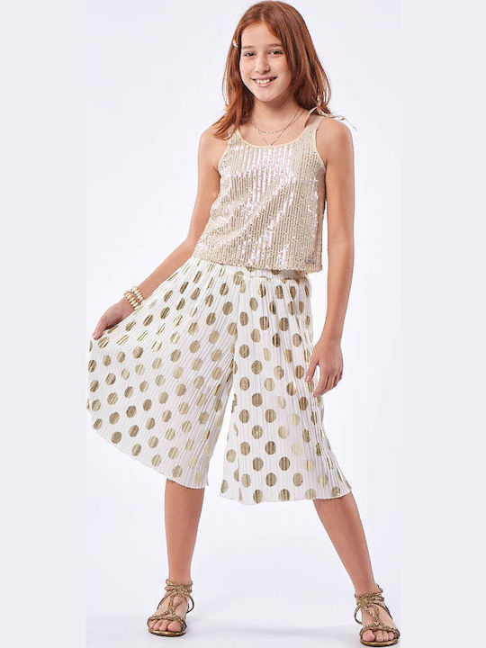 Kids' Set with Pants Summer 2pcs Gold