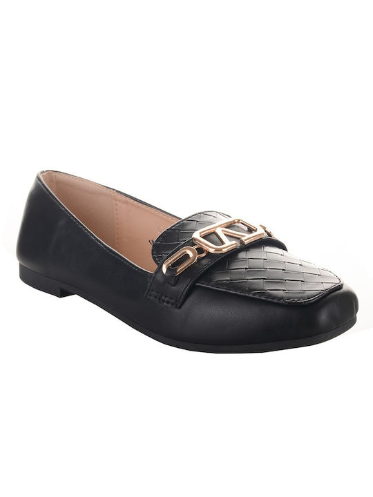 Famous Shoes Women's Moccasins in Black Color