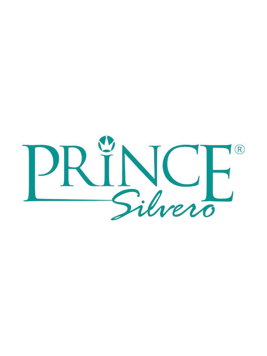 Prince Silvero Πατουσάκια Παιδική Κορνίζα Ασημένια Ροζ 9x13cm