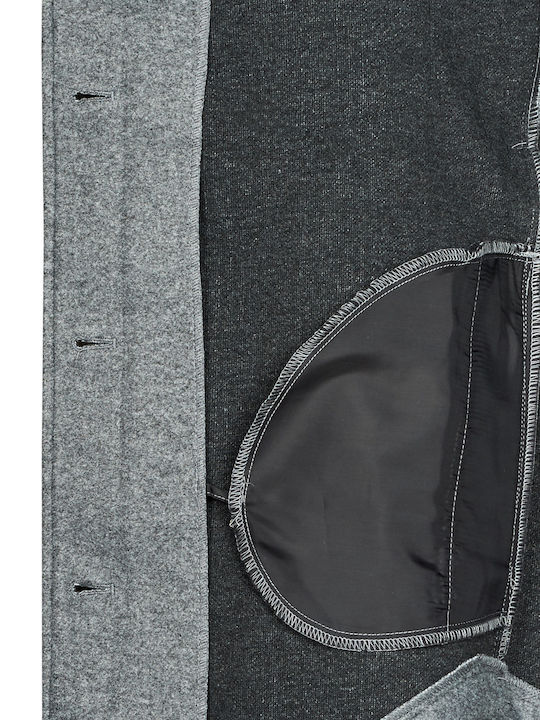 Emma Γυναικείο Γκρι Overshirt