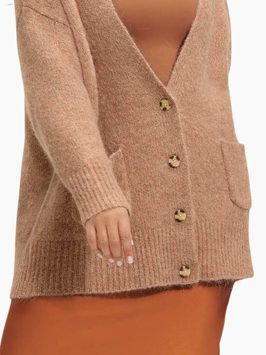 Jaelyn Damen Jacke in Beige Farbe