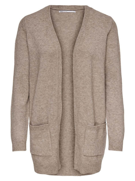 Onllesly Women's Knitted Cardigan Beige