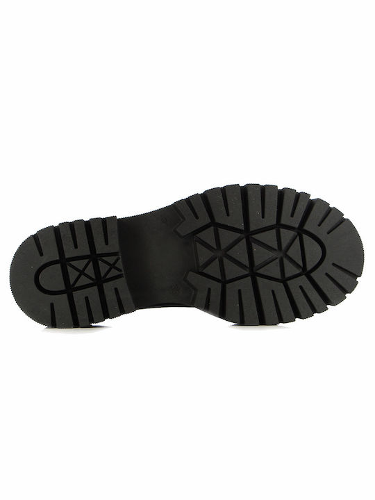Δερμάτινα Γυναικεία Loafers σε Μαύρο Χρώμα