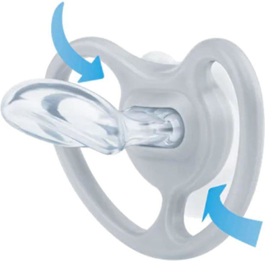 Nuk Space Orthodontic Pacifier Silicone with Case Always - Green for 6-18 months