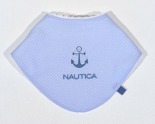 Nautica Бандана от 100% Памук със закопчалка за обръч и примка Светлосиня