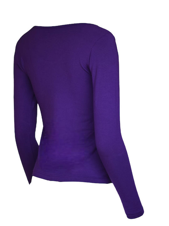 Women's Long Sleeve T-Shirt Purple