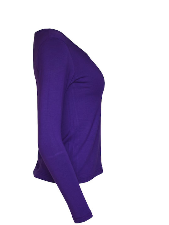 Women's Long Sleeve T-Shirt Purple