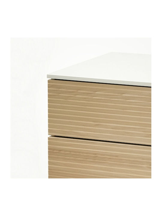 Sleepi Baby Dresser with 3 Drawers White 88x53.7x88.5cm