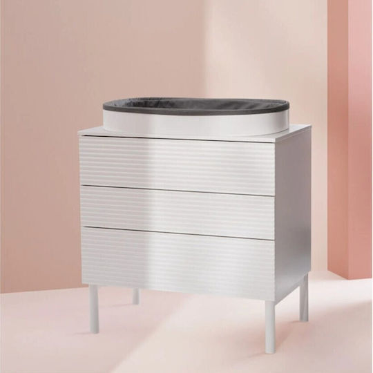 Sleepi Baby Dresser with 3 Drawers White 88x53.7x88.5cm