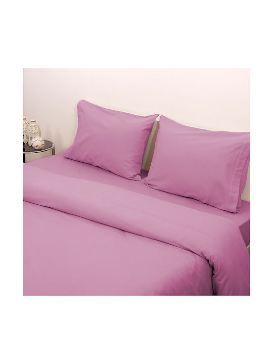Viopros Set Baby Duvet Cover with Pillowcase Lilac 120x160cm