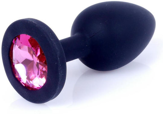 Boss Of Toys Πρωκτική Σφήνα Pink Diamond Small Μαύρη 7cm