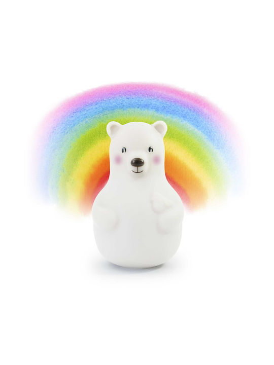 Pabobo Nursery Night Light LED Bear USB White Warm with Sensor