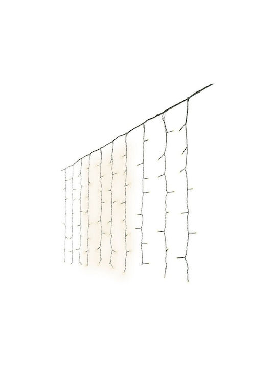 10 Lights LED 10m. x 150cm White type Curtain 1pcs