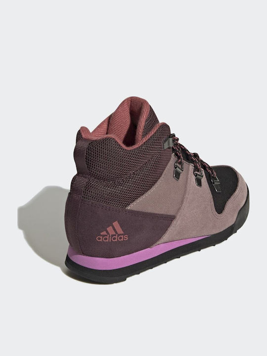 Παιδικά Μποτάκια Πεζοπορίας Terrex Climawarm Snowpitch Shadow Maroon / Purple / Pulse Lilac