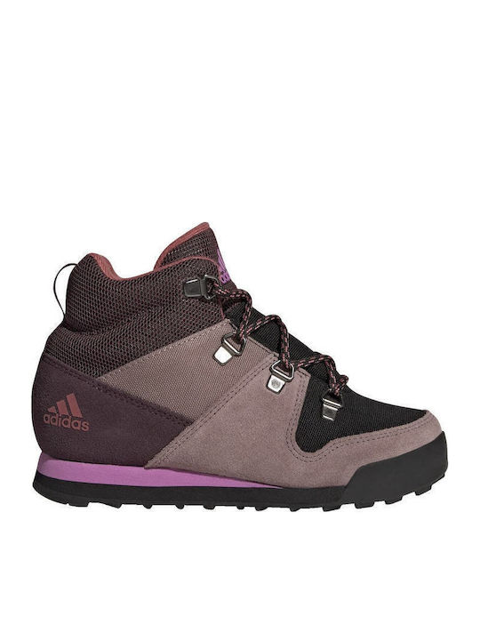 Παιδικά Μποτάκια Πεζοπορίας Terrex Climawarm Snowpitch Shadow Maroon / Purple / Pulse Lilac