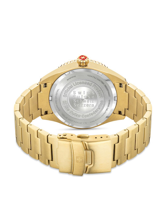 Swiss Military Hanowa Hanowa Air Herrenuhr 43mm Batterie Gold