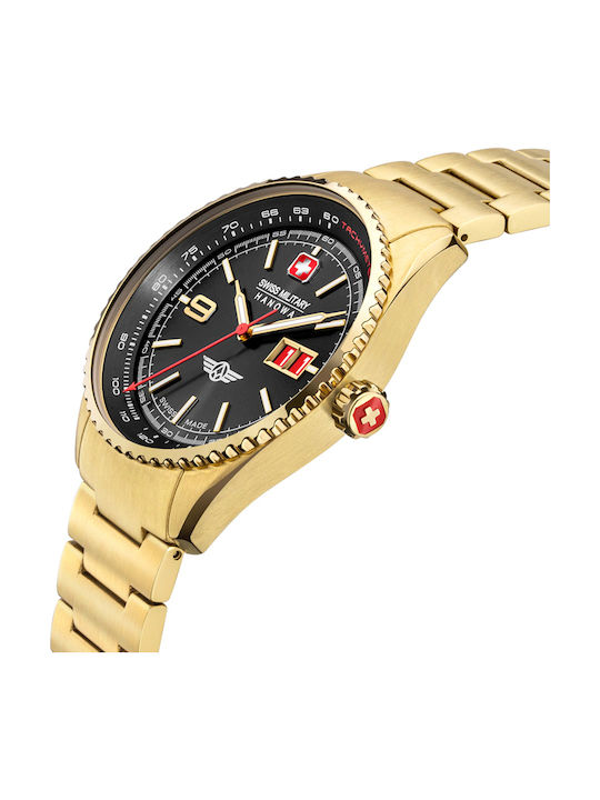 Ceas Hanowa Air Swiss Military cu Baterie cu Brățară din metal Ceas Hanowa Air Swiss Military cu Baterie cu Brățară din metal